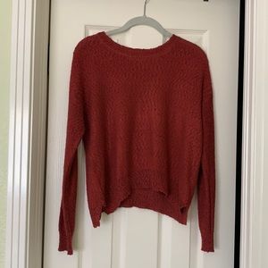 Copper key light red medium sweater